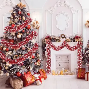 5m Christmas Metal Garland with Snowflakes, Holiday Hanging Decor, Party Backdrop, Birthday & Wedding Decoration