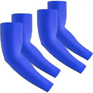 2 Pairs UV Protection Cooling Arm Sleeves Compression Sun Sleeves for Men Women Youth,  Cover Up, UPF 50