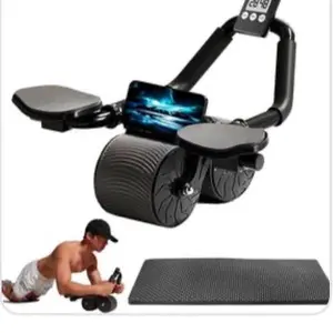 Core Muscles Abdominal Ab Roller with Digital Display for Enhanced Workout Performance