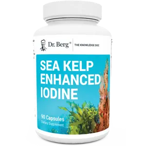 Dr. Berg Sea Kelp Enhanced Iodine - 90 Capsules Fitness Supplement Healthcare Dietary Dr. Berg Sea Kelp Enhanced Iodine - 90 Capsules Fitness Supplement Healthcare Dietary