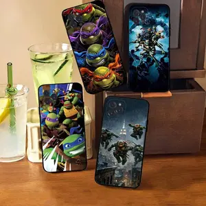 Cartoon N-Ninja T-Turtles For Iphone 17 16 15 14 11 12 13 Pro Max Plus Samsung Galaxy S26 S25 S24 S23 S22 Case Cute Art Phone Cover