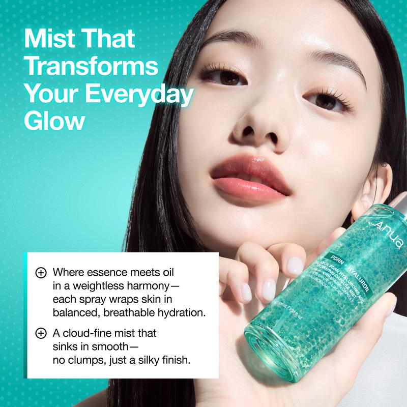 [Anua Official Shop] PDRN Collagen Glow Facial Serum Spray 30ml, 100ml l Facial Mist, PDRN Hyaluronic Acid Capsule Mist, Hydrating, Glass skin, Glow Makeup, Collagen, Korean Skincare, Cakey Makeup