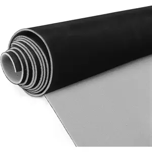 Suede Headliner Fabric with Foam Backing Material - Automotive/Home -Suede Headliner Flame Retardant Fabric for Car Replacement/Repair/DIY (Black 48 * 60 Inch)