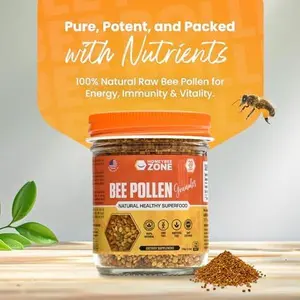 Raw Bee Pollen Granules 5.2 oz, 100% Natural Superfood, Rich in Vitamins, Minerals & Amino Acids, Supports Energy, Immunity & Digestive Health Healthcare Dietary Edible Supplement Fitness