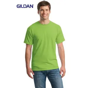Gildan G5000 Men’s Heavy Cotton Tee | Vibrant Kiwi Charcoal and Maroon Short Sleeve | Essential Everyday Comfort | S-4XL