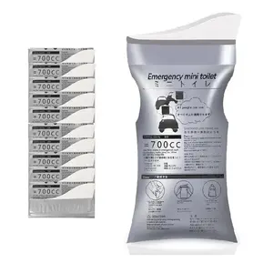 Disposable Emergency Urinal Bag 10 Pack Portable Camping Pee Bags for Men Women Kids Children Patient 700ml Capacity Leakproof Travel Vomit Bags Hiking Essentials