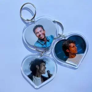 Jaafar Jackson Heart Acrylic Keychain