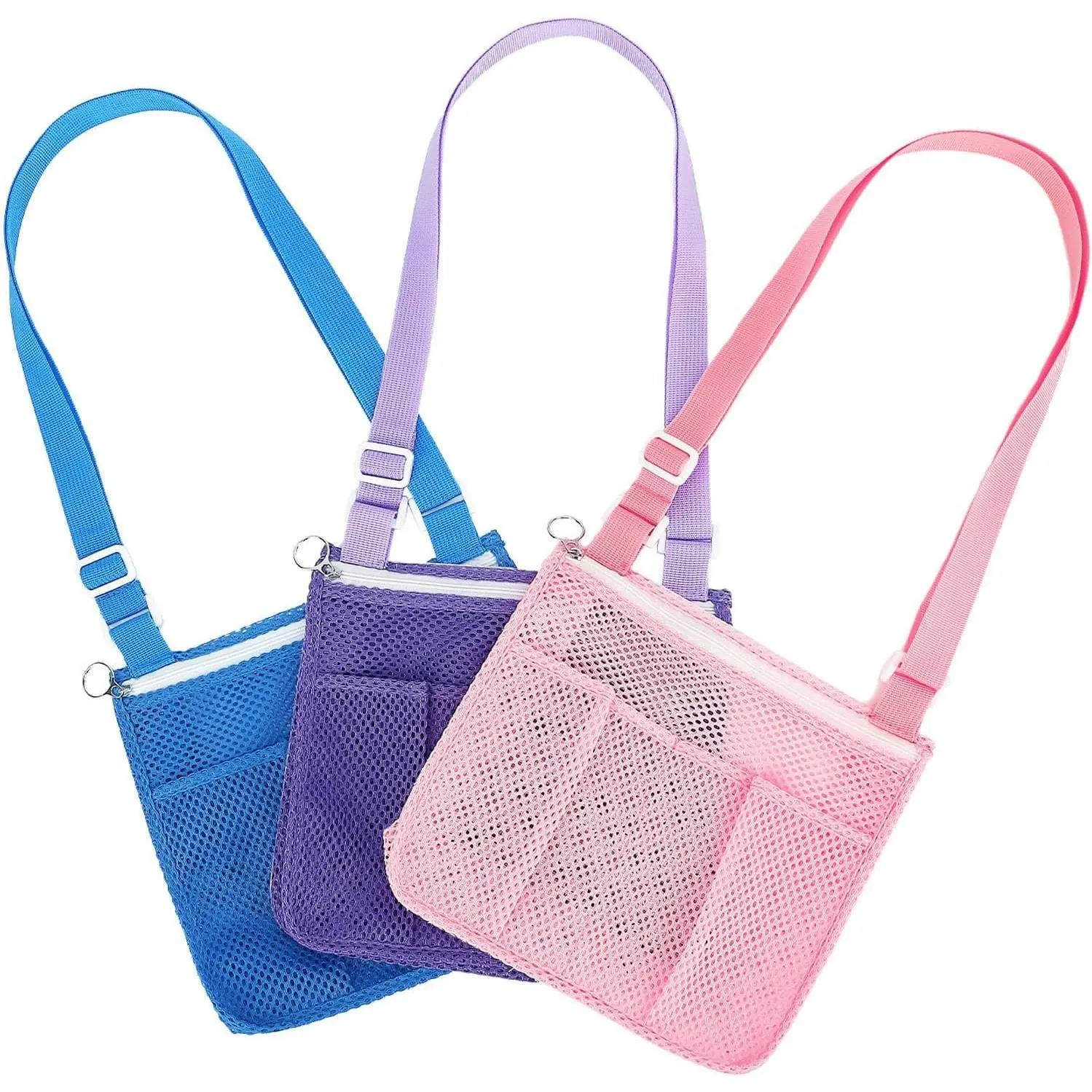 Small, 3pcs - Pink, Purple, Blue