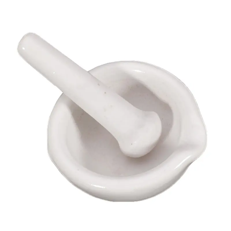 Pills Crusher, Ceramics Spice Mill Grinder Set, Handheld Seasoning Mills Grinder,Porcelain Mortar and Pestle Tools Set Grinding Bowls