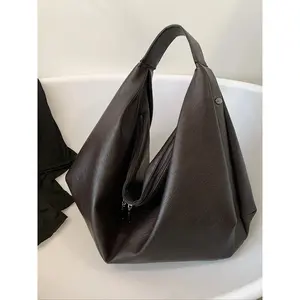 Women's Large Capacity Tote Bag, High-End Luxurious Crossbody Shoulder Bag, Casual Handbag for Fall & Winter, Versatile All Seasons