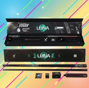 EVO LUNA Maxbing Edition: Malachite Eclipse — Purity, Clarity, Hidden Power | Premium Glassfiber Cue Kit with 12.5 mm TIME 3 Tip and 29" Hybrid Pro Taper Shaft