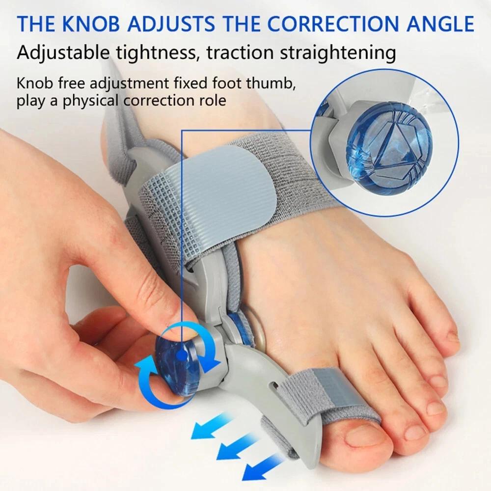 Bunion Corrector for Women Men: Bunion Relief for Big Toe Straightener - Orthopedic Bunion Splint for Pain Relief - Hallux Valgus Correction for Day/Night Support
