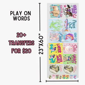 Play on Words | Dollar Deals DTF Transfer Gang Sheet For Graphic Tees