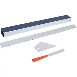 Guitar Luthier Tool Kit Includes 16 Inch Guitar Fret Leveling Sanding Beam Fret Leveler, Fret Crowning File, Fret Rocker, Guitar  Notched Straight Edge Luthier Tool for Guitar Bass