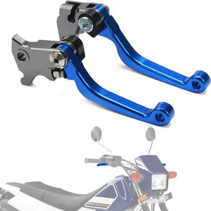 Dirt Bike Brake Clutch Lever Pivot Folding Levers Set CNC for TW200 TW225 1991-2024 XT250 2008-2024 TTR250 1999-2006 WR250R 2008-2020 XT250X 2006-2017 TRICKER 2004-2018