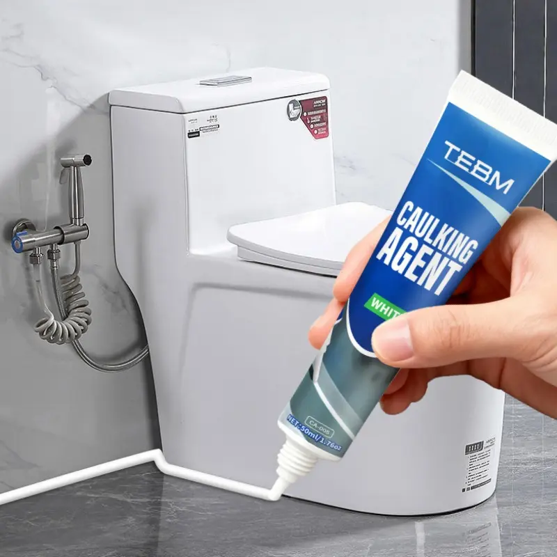 Waterproof Grout Sealant, Anti-Mold Ceramic Edge Filler, Kitchen Bathroom Toilet Sink Sealing Agent, Leak Proof Seal, Long Lasting Adhesive, Durable Pe Material