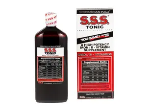 S.S.S. Tonic - 20 oz. Liquid High Potency Iron & B-Vitamin Supplement
