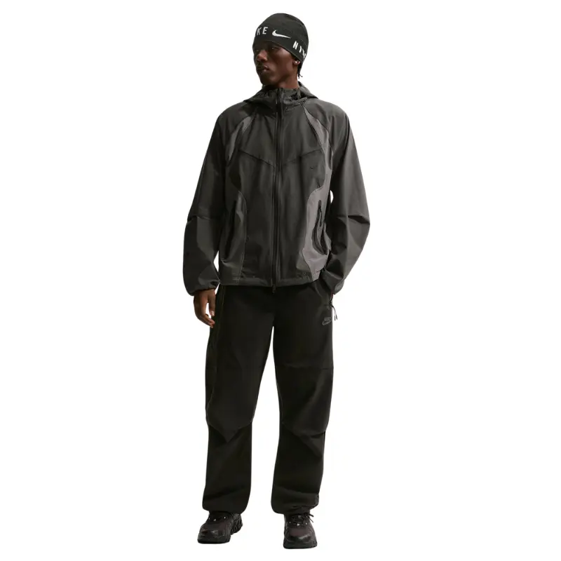 Men's Nike Tech Dri-FIT Woven Pants - Spandex-Nylon Elastic Fabric, Embroidered Design, Functional Pocket, Sweat-Wicking, Easy Movement Menswear Bottoms