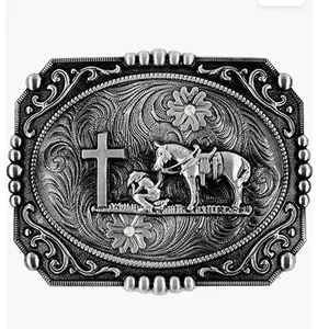 prayer cowboy buckle