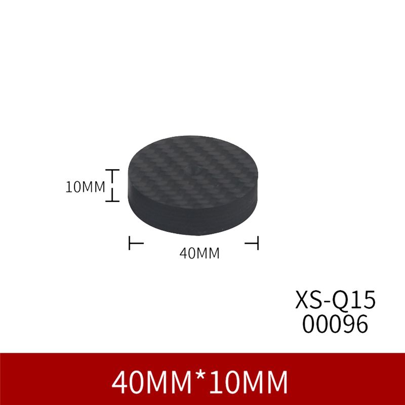Carbon Fiber Speaker Isolation 40x10mm Spikes Base Pad Speaker Stand Feet HiFi AMP Speaker Pad