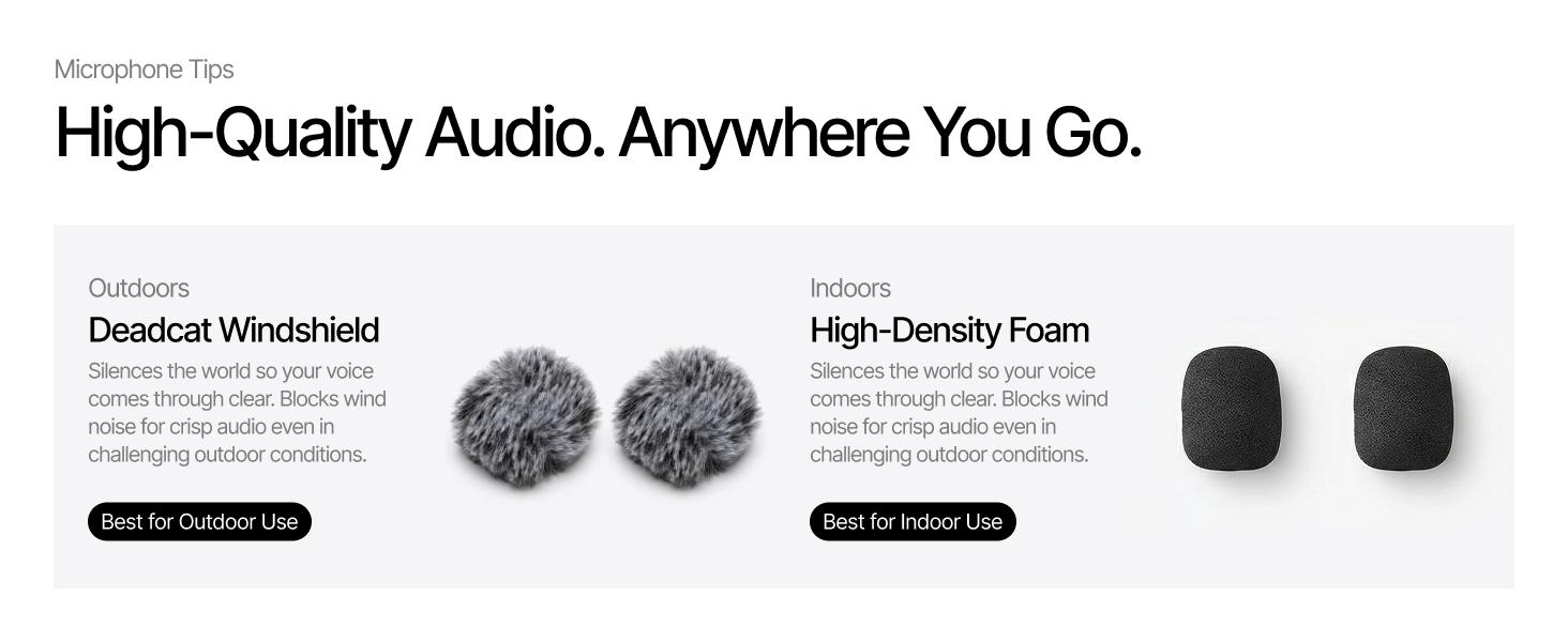 Latest Model – #1 Microphone for iPhone & Android, Wireless Mini Microphone, Clear Voice, Noise Cancelling, Lavalier Mic for ,YouTube & Interviews