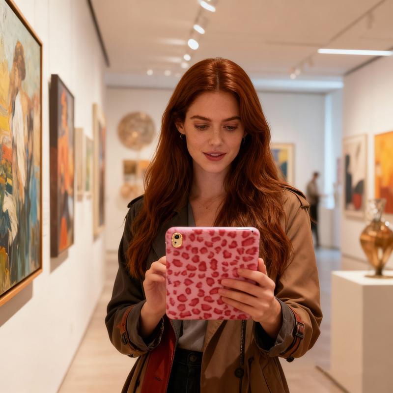 Pink Plush Leopard Print For IPad Case - Compatible With 10.9" For IPad 10th Gen (2022) & 11th Gen (2025), Also For IPad 7th/8th/9th Gen 10.2" -With Charging Stylus Slot Perfect Gift For Parties, Birthdays & Holidays, , Plush Ipad Case, Leopard Print