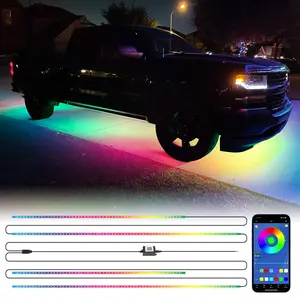 Partsam Car Underglow Neon Accent  Led Lights Strips for Trucks