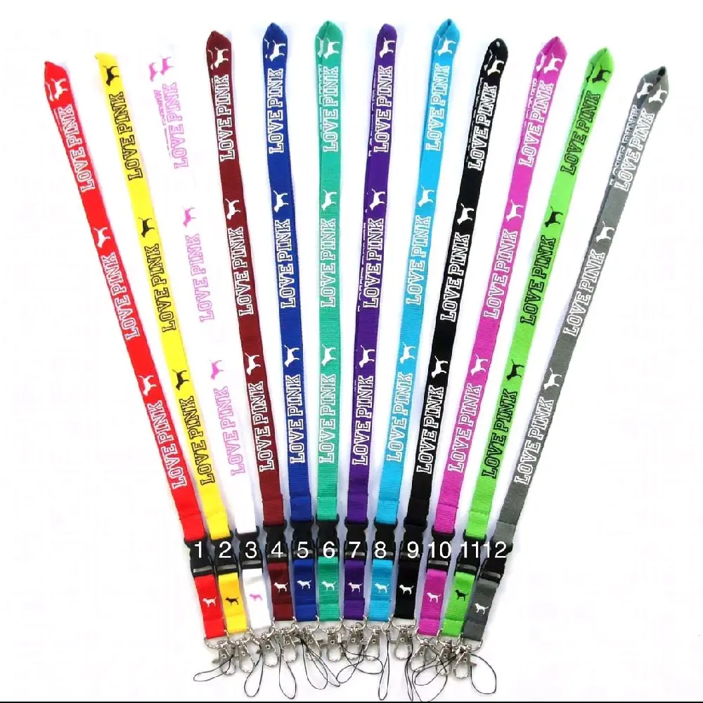 Key Lanyards Various Colors Key Holder - Assorted Color Options with Unique Designs and Numbers 1-12 lanyard