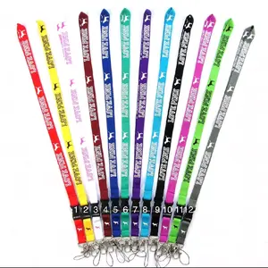 Key Lanyards Various Colors Key Holder - Assorted Color Options with Unique Designs and Numbers 1-12 lanyard