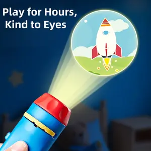 Kids Toys, Toys For Boys, Light Toys, Flashlight Projector Lamp (2xAA Batteries Needed), Educational Learning Toy, 24 Patterns Illuminating Projector, Storytelling Night Light, Creative Bedtime Game, Gift For Boys And Girls, Indoor Outdoor Play, Christmas