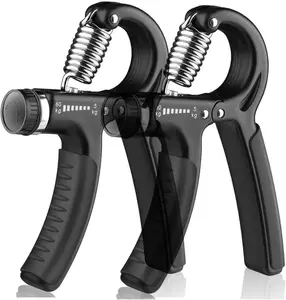 Grip Strength Trainer, Hand Grip Exerciser Strengthener with Adjustable Resistance 11-132 Lbs (5-60kg), Forearm Strengthener, Hand Exerciser for Muscle Building and Injury Recover