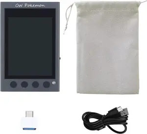 NEZART Latest HAMCUBE Mini CW Trainer Morse Code Trainer with Display for Telegraph Practice for Morse Code Exerciser Sending Copying Decoding Practice Device Mini