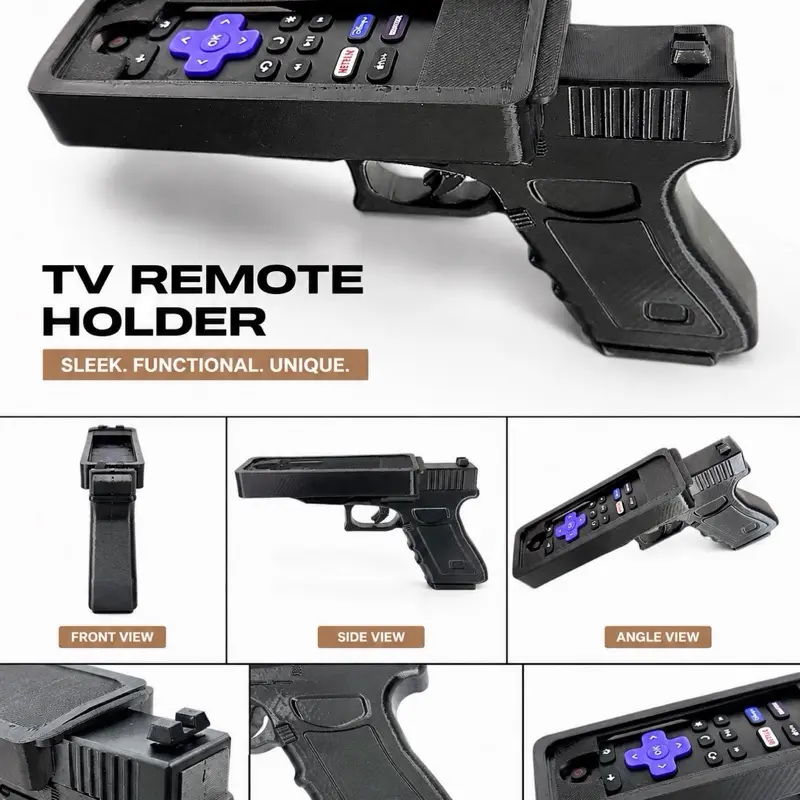 3D Printed Desk Stand for Remotes & Controllers