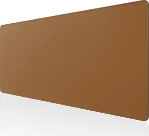 KTRIO Large Gaming Mouse Pad Desk Mat, Superior Micro-Weave Cloth, Non-Slip Rubber Base, Stitched Edges, Water-Resistant, for Gamer, Office & Home, 31.5 x 15.7 Inch，Coffee Brown