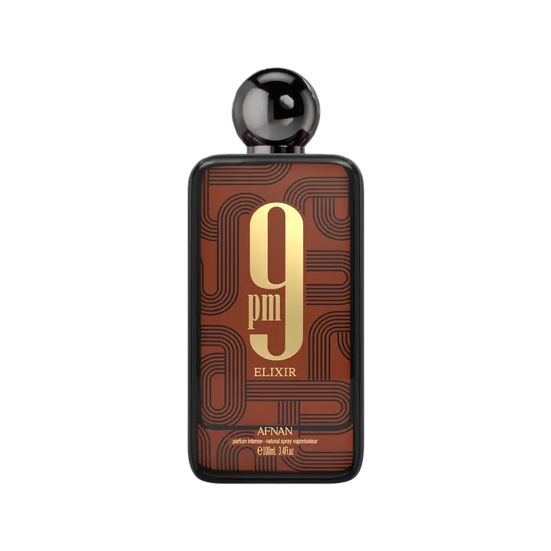 9 PM Elixir Extrait de Parfum | Luxurious Unisex Fragrance 100ml (3.4 Fl Oz) | Bold Sensual Long Lasting Aroma