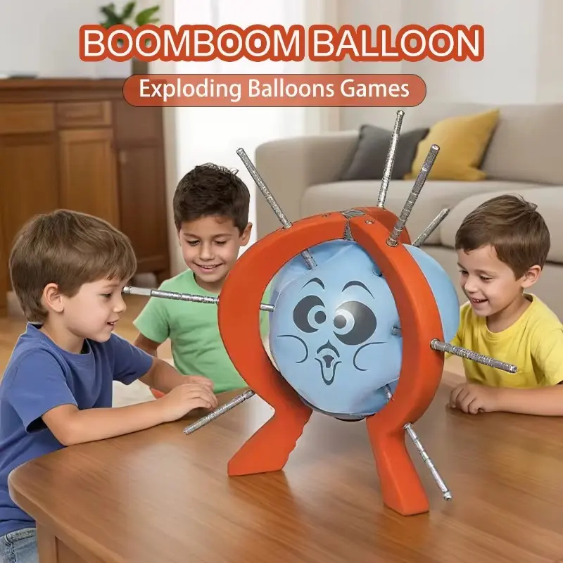 New Balloon Burst Popper Game Boomboom Pop Interactive Toy, Fun Family Party Game Set, Suitable for Parents and Kids, Interaction, Model Xinghao A03, Explosion