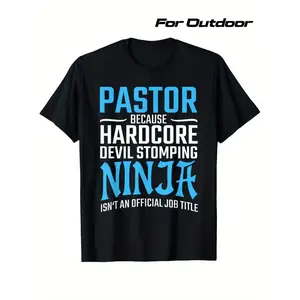 Devil Stomping Ninja TShirt Humorous Casual ShortSleeve RoundNeck Top for Men and Women Perfect for Four Seasons Outdoor Activities