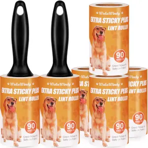 Lint Roller for Pet Hair, Lint Roller Pet Hair Remover, Extra Sticky Lint Rollers Pet Hair Remover for Clothes, Work Great on Pet Hair Value Pack