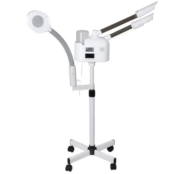 Zenstyle Professional Stainless Steel 3-in-1 Facial Beauty Machine - Durable Personal Care Appliance with 5X Magnifying Lamp, Hot Mist, Cool Mist, Spa Equipment, Personal Care Appliances, Portable Facial Steamer, Spa Beauty Equipment