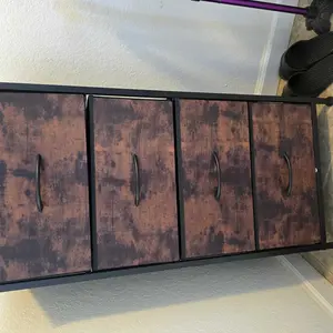 【Deal】Sweet Furniture S - Dresser for Bedroom, Storage Drawers, Skinny Fabric Storage Tower with 4 Drawers