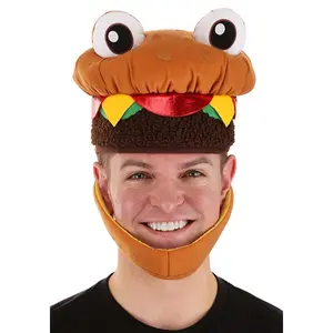 Cheeseburger Jawesome Costume Hat