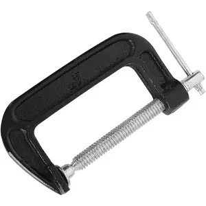 4 Inch C-Clamp Set, Heavy Duty Steel C Clamp Industrial Strength C Clamps for Woodworking, Welding, and Building (1PC)