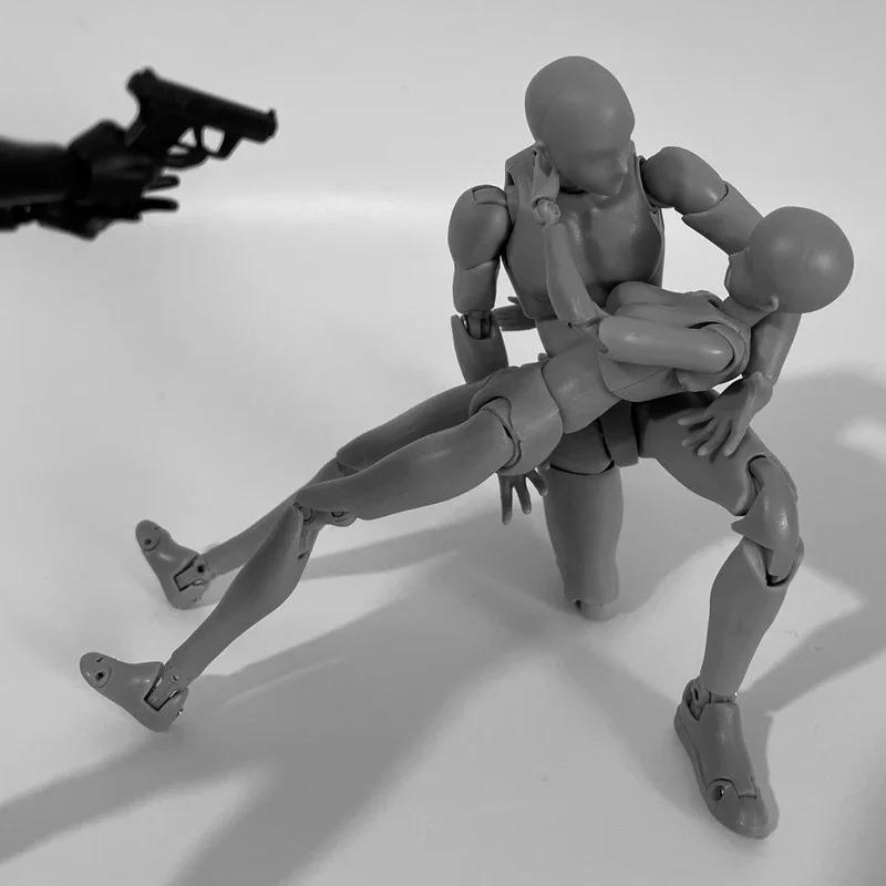 Sketch Draw Figurines Male Female Movable Body Kun Body Chan Joint Pain Anime Figure Shf Action Figure Toy Model Draw Mannequin