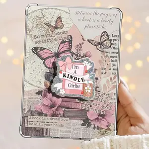 I am A Kindle Girlie Magnetic Kindle Grip Kindle Holder Book Lover Grip Kindle Accessories Phone Holder MagSafe PopSocket Phone Grip Magnetic Pop Socket Phone Grip