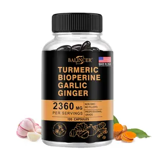Balincer Turmeric and Ginger health supplement,Support joint and bone health,120 Capsuels