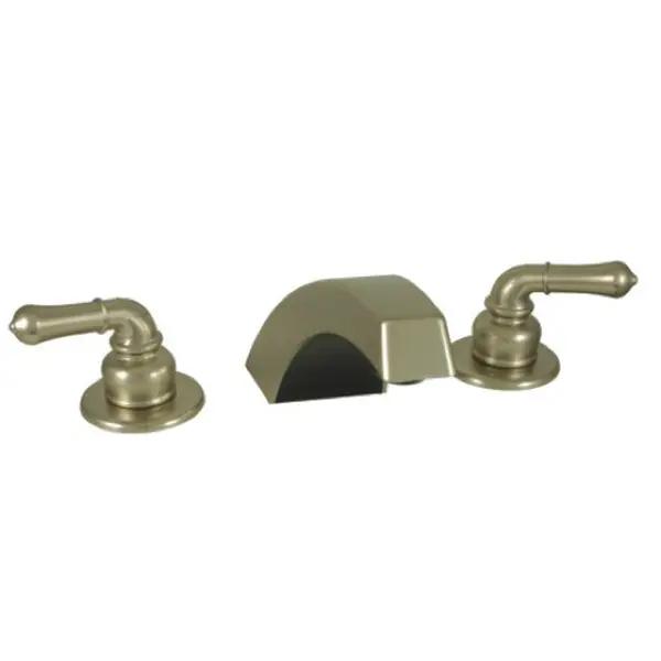 Ultra Mobile Home Garden Tub Faucet, Brushed Nickel | Lever Handles with 8" Spout