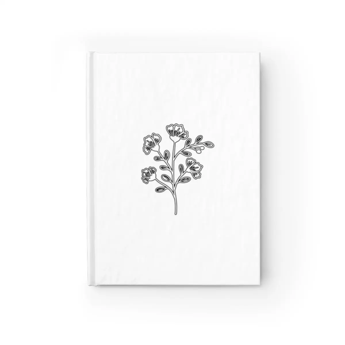 Journal - Blank floral botanical minimalist sketchbook notebook idea book