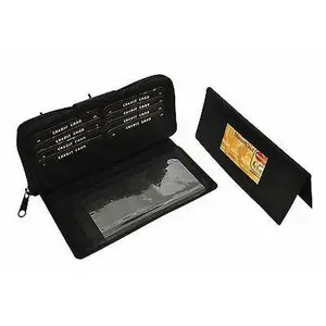 LADIES GIRLS WALLET WITH FRONT SNAP AND PULL OUT CHECKBOOK CARD SLOTS MONEY
