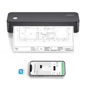 JADENS Portable Printers Wireless for Travel, Support 8.5" X 11" US Letter, Bluetooth Thermal Printer Inkless Mobile Printer for Office Home