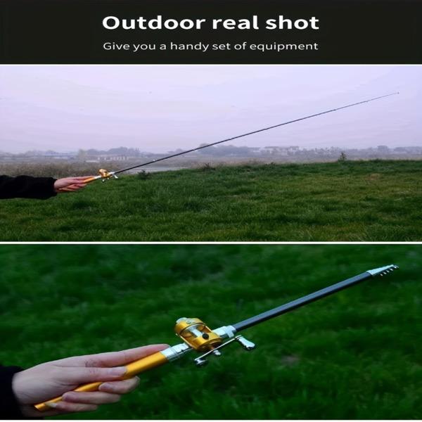 2 Set Pocket-Sized Pen Fishing Rod - Compact & Lightweight for Travel, Ice & Bridge Fishing - Portable Gear for Beginners & Enthusiasts 2 Set Pocket-Sized Pen Fishing Rod - Compact & Lightweight for Travel, Ice & Bridge Fishing - Portable Gear for Beginners & Enthusiasts